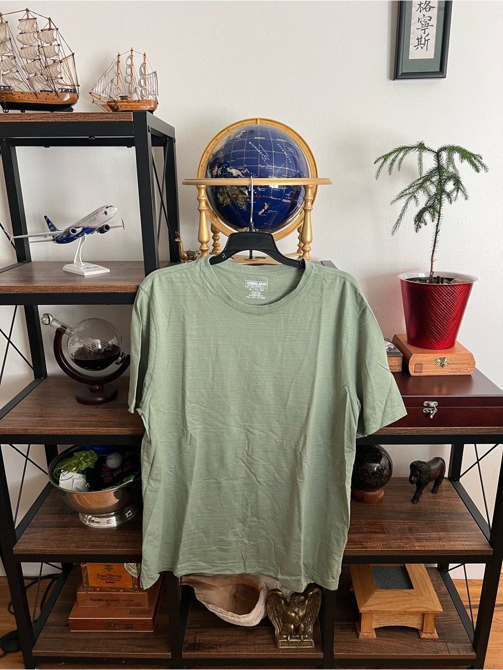 Kirkland Signature Sage Green Short Sleeve Crew Tee